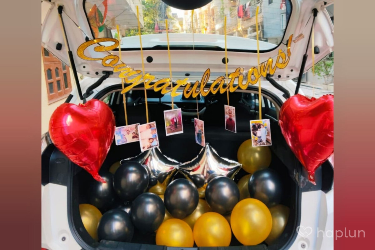 Congratulations Car Boot Decoration
