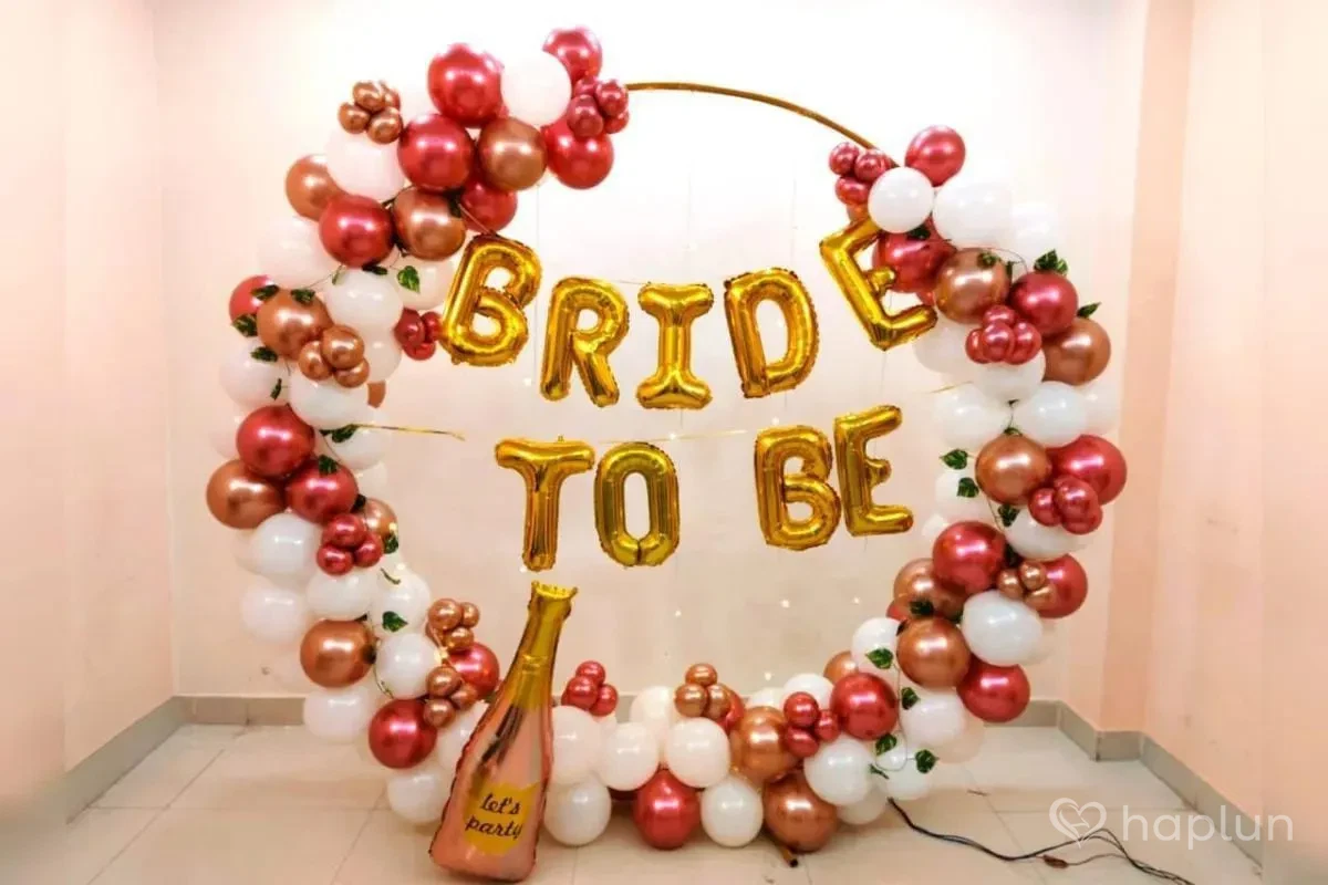 Rose Gold Bride To Be Setup