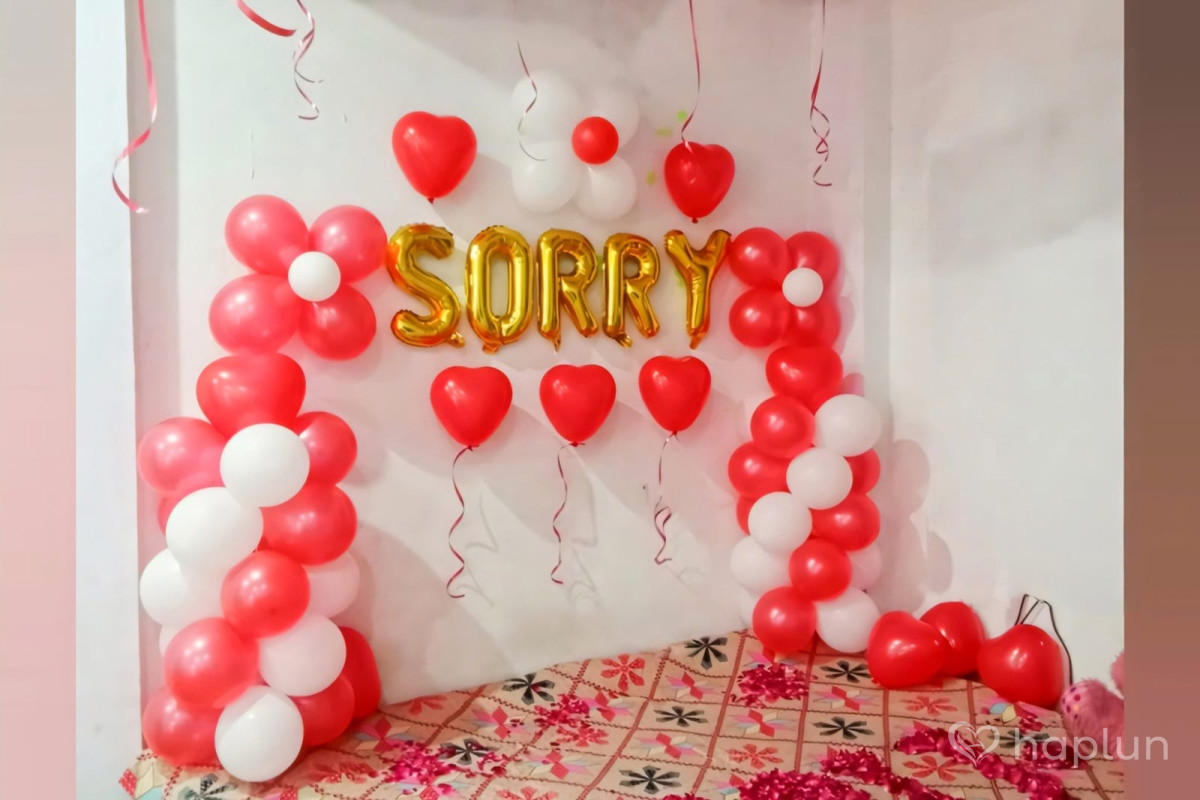 Apology with Love Decor