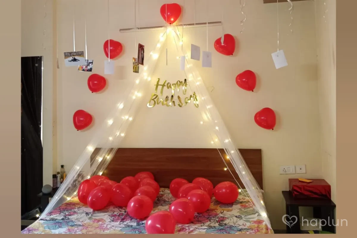 Cabana Love Bedroom Birthday Surprise