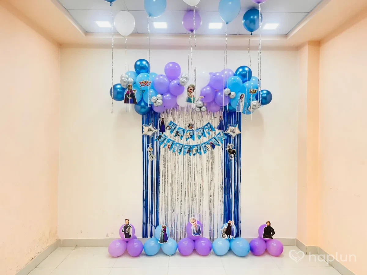 Frozen Princess Birthday Setup