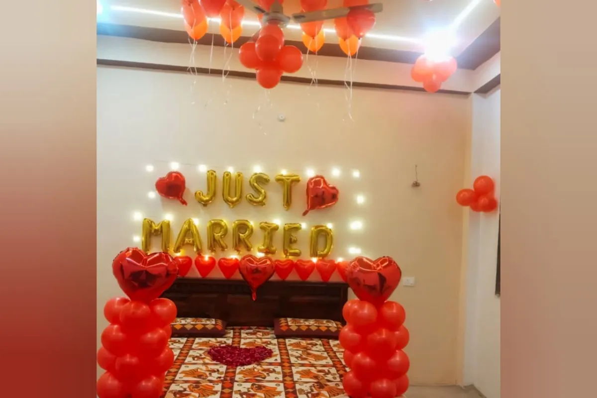 Just Married Special Room Surprise