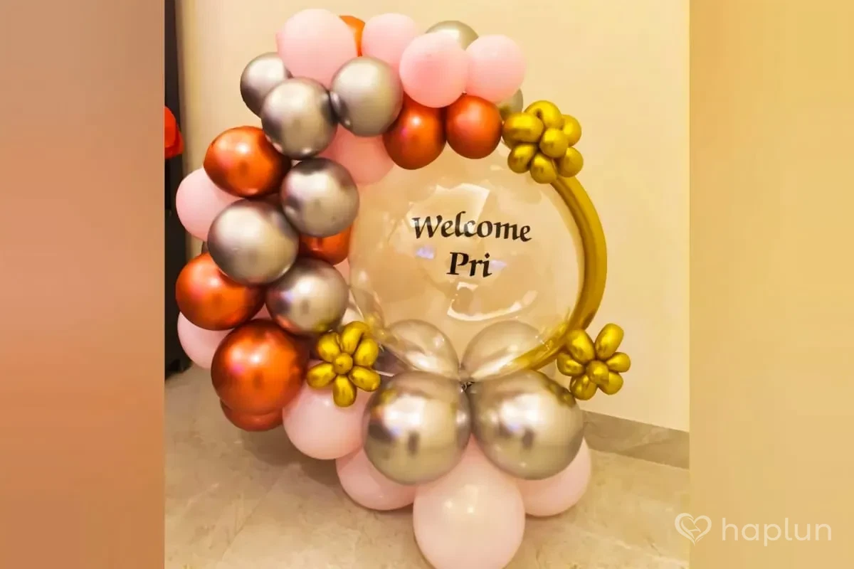 Welcome Marquee Balloon Surprise
