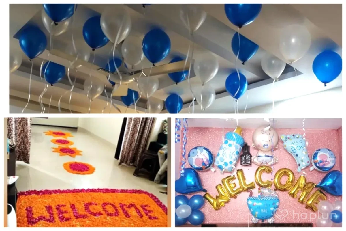 Baby Boy Surprise Arrival Decor