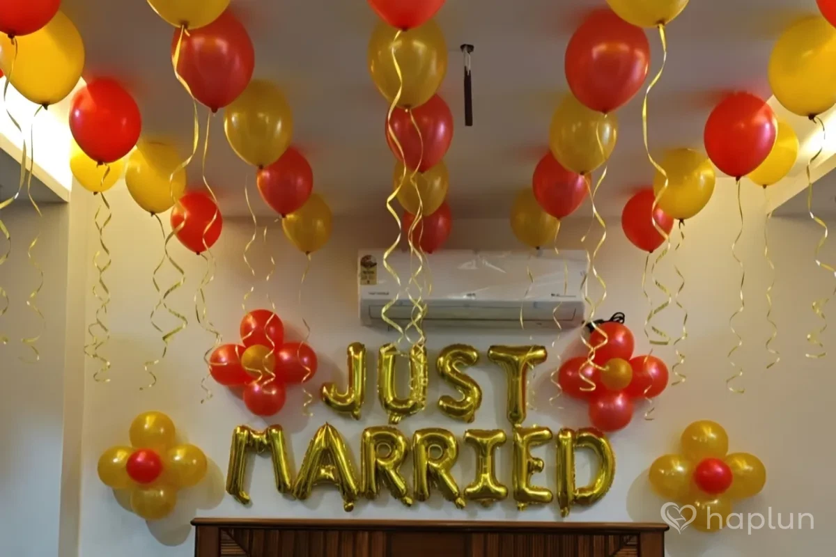 Just Married Room Decor