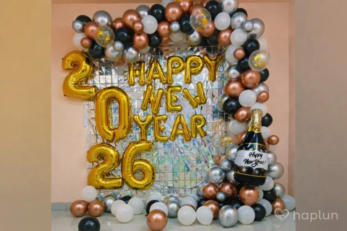 New Year Celebration setup