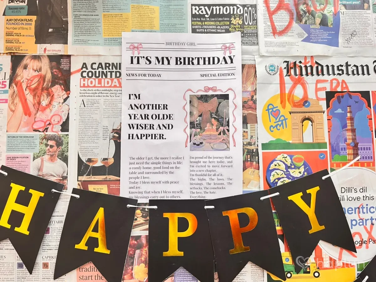 Aesthetic Birthday Backdrop Decor