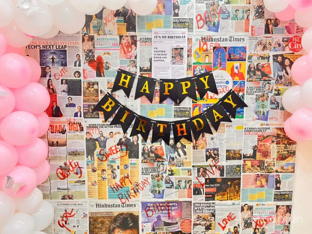 Aesthetic Birthday Ballon Decor