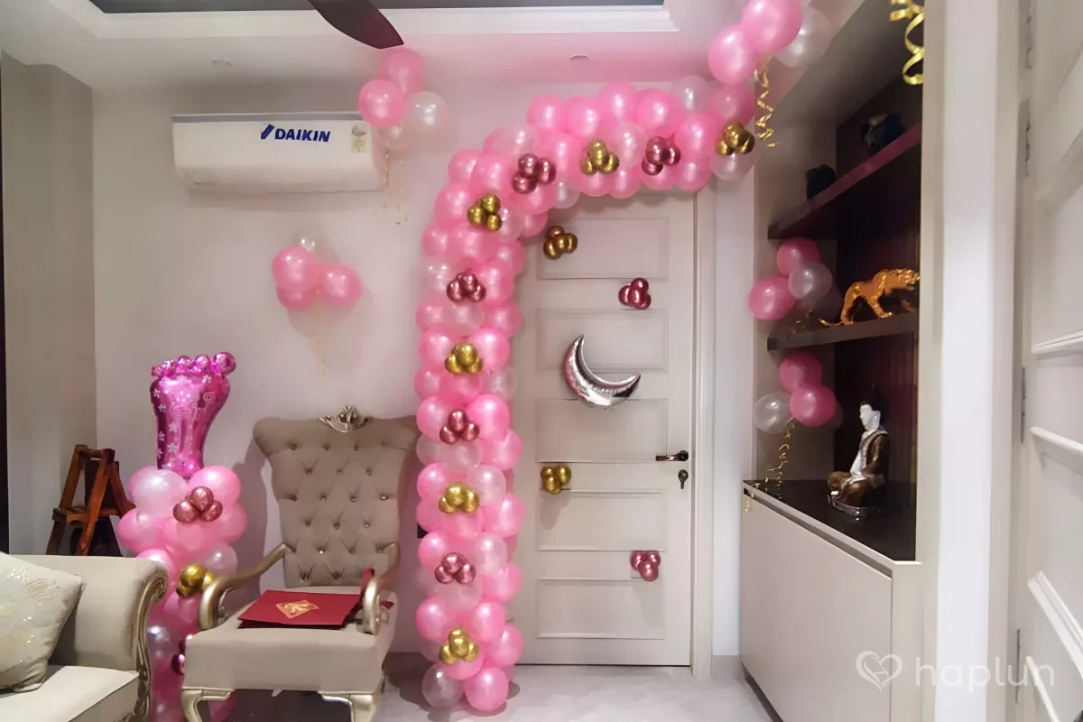 Baby Girl Grant Welcome Decoration