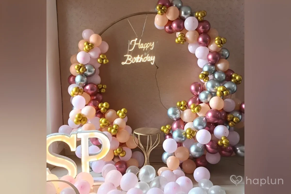 Birthday Charm Ring Decor