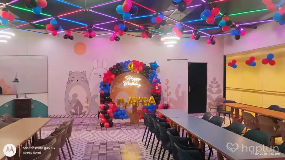 Birthday Party Ring Setup