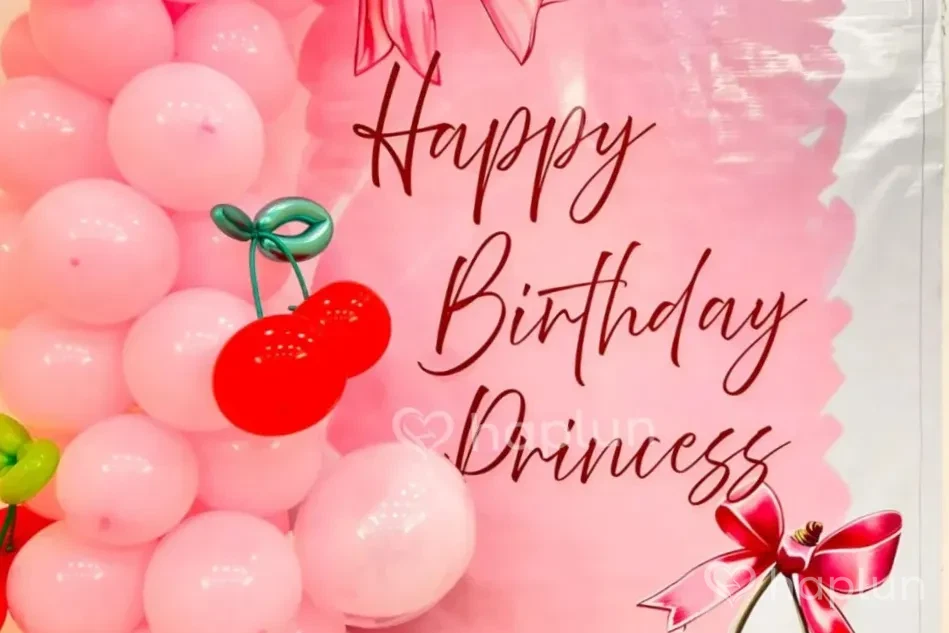 Cherry Birthday Balloon Decor