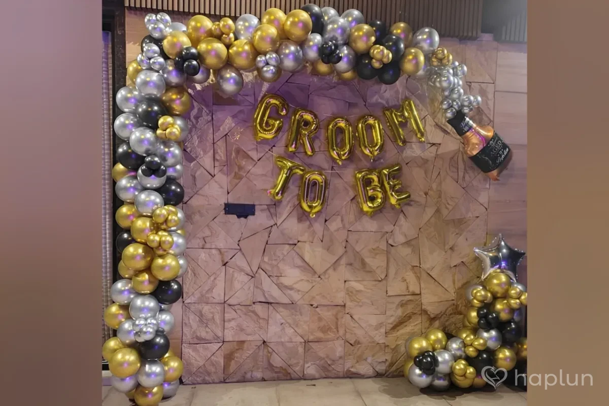 Groom To Be Balloon Surprise Decor