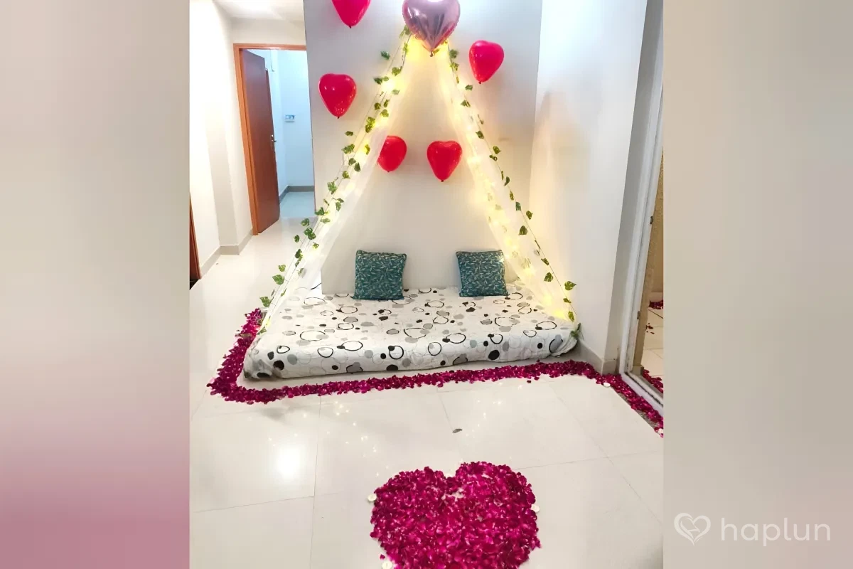 Intimate Canopy Love Setup