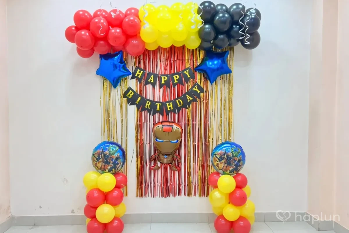 Iron Man Theme Decoration
