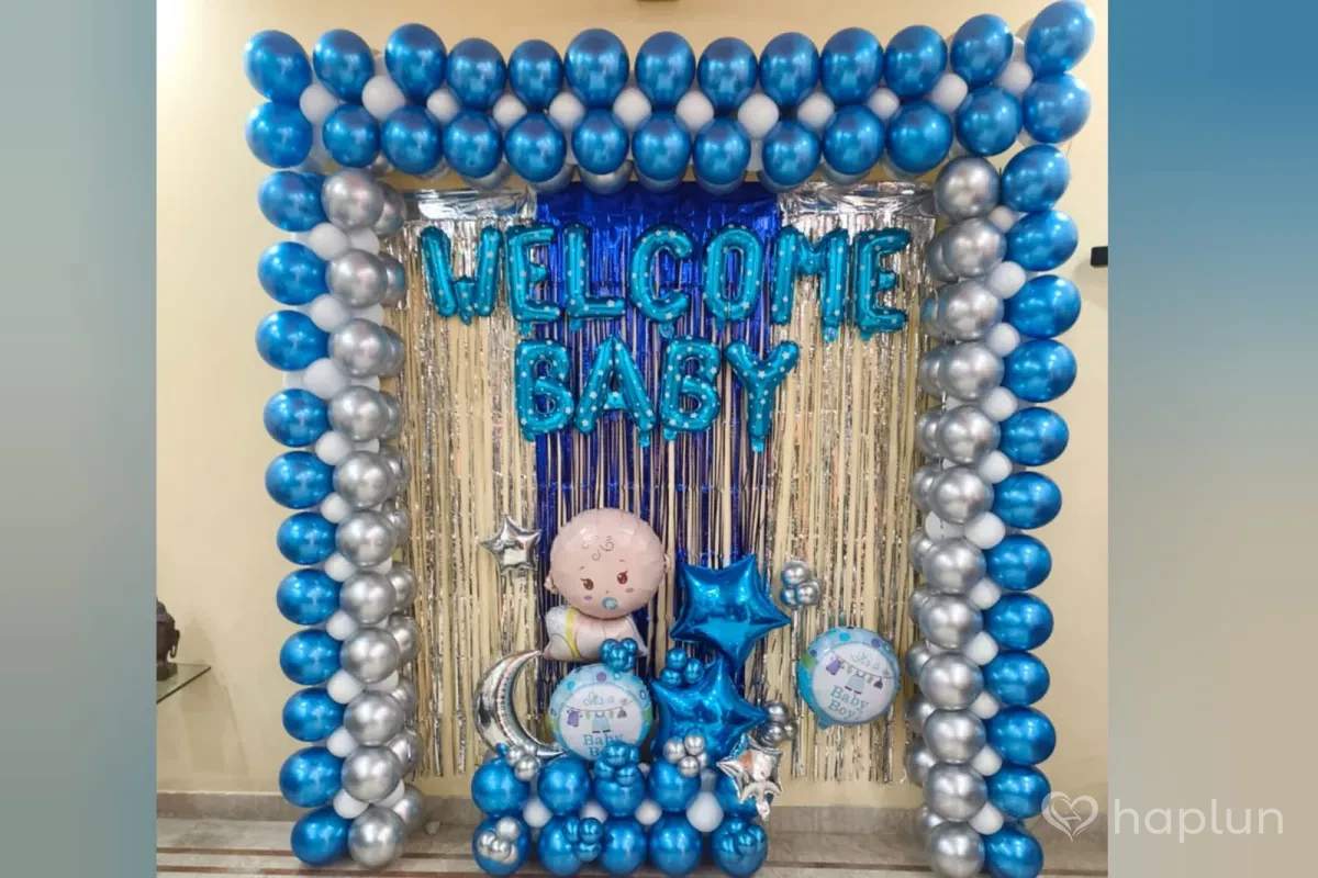 New Born Baby Boy Welcome Decor