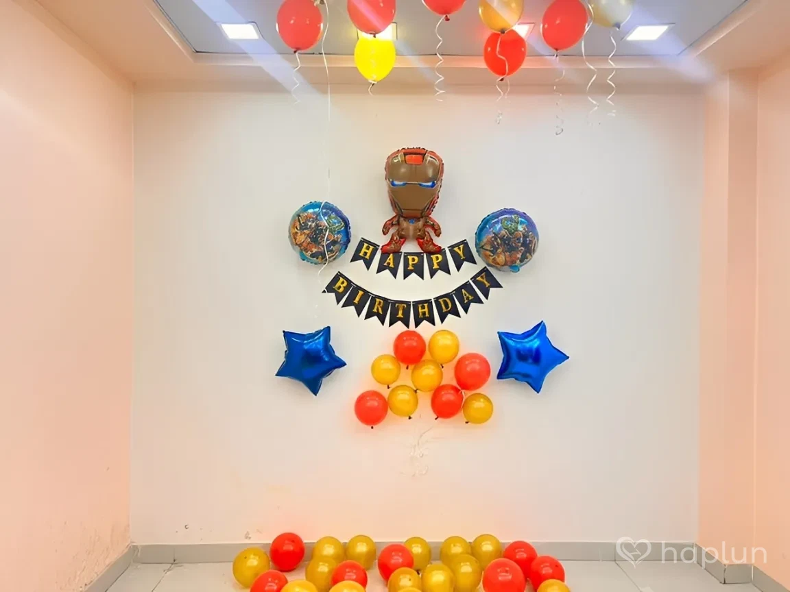 Red & Golden Iron Man Decor