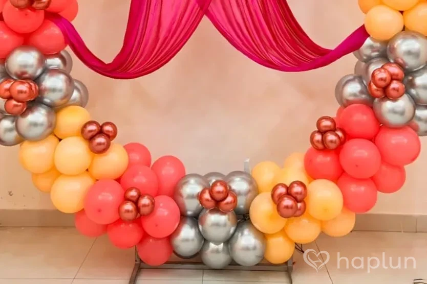 Ring Birthday Balloon Setup