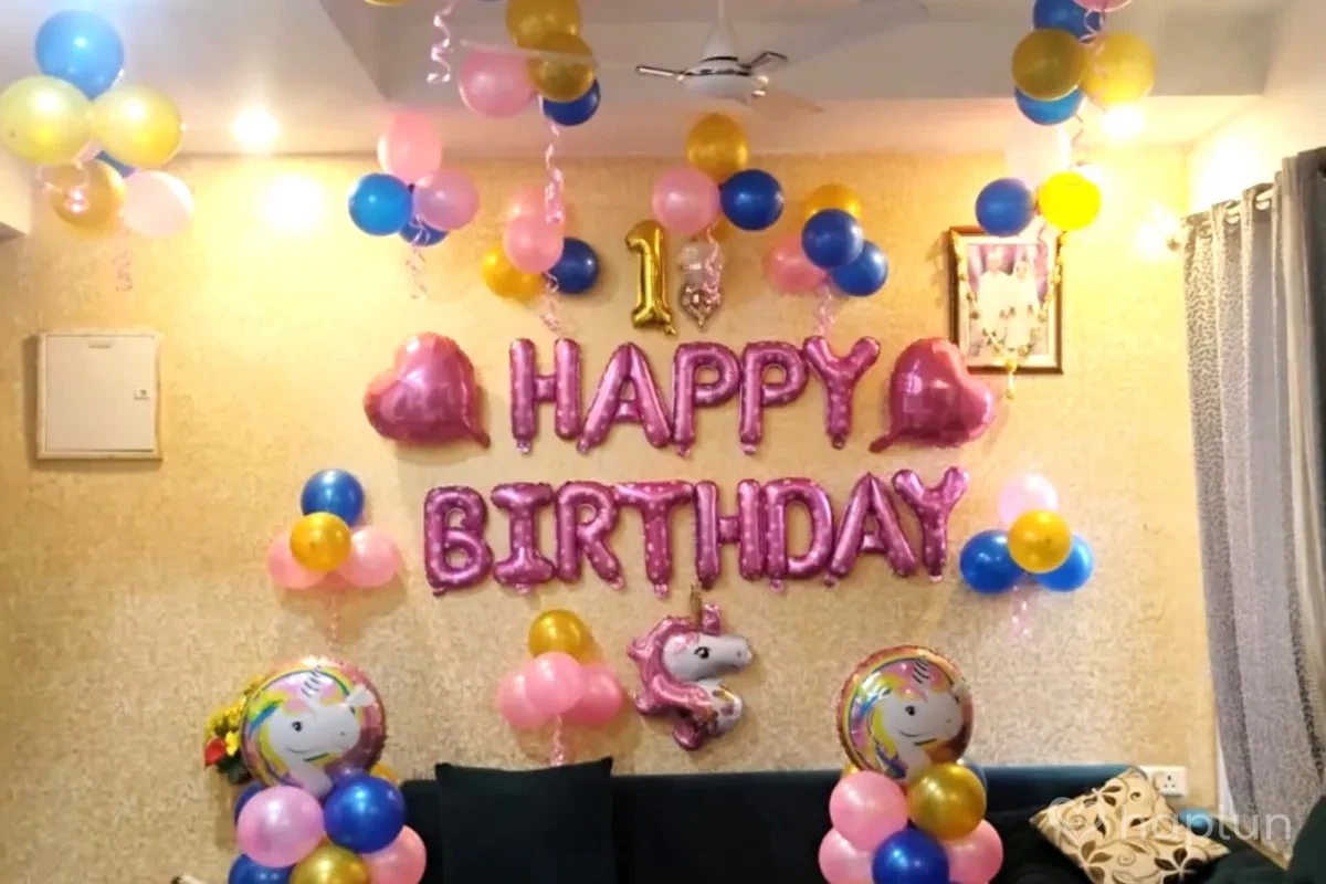 Unicorn Birthday Theme Decoration