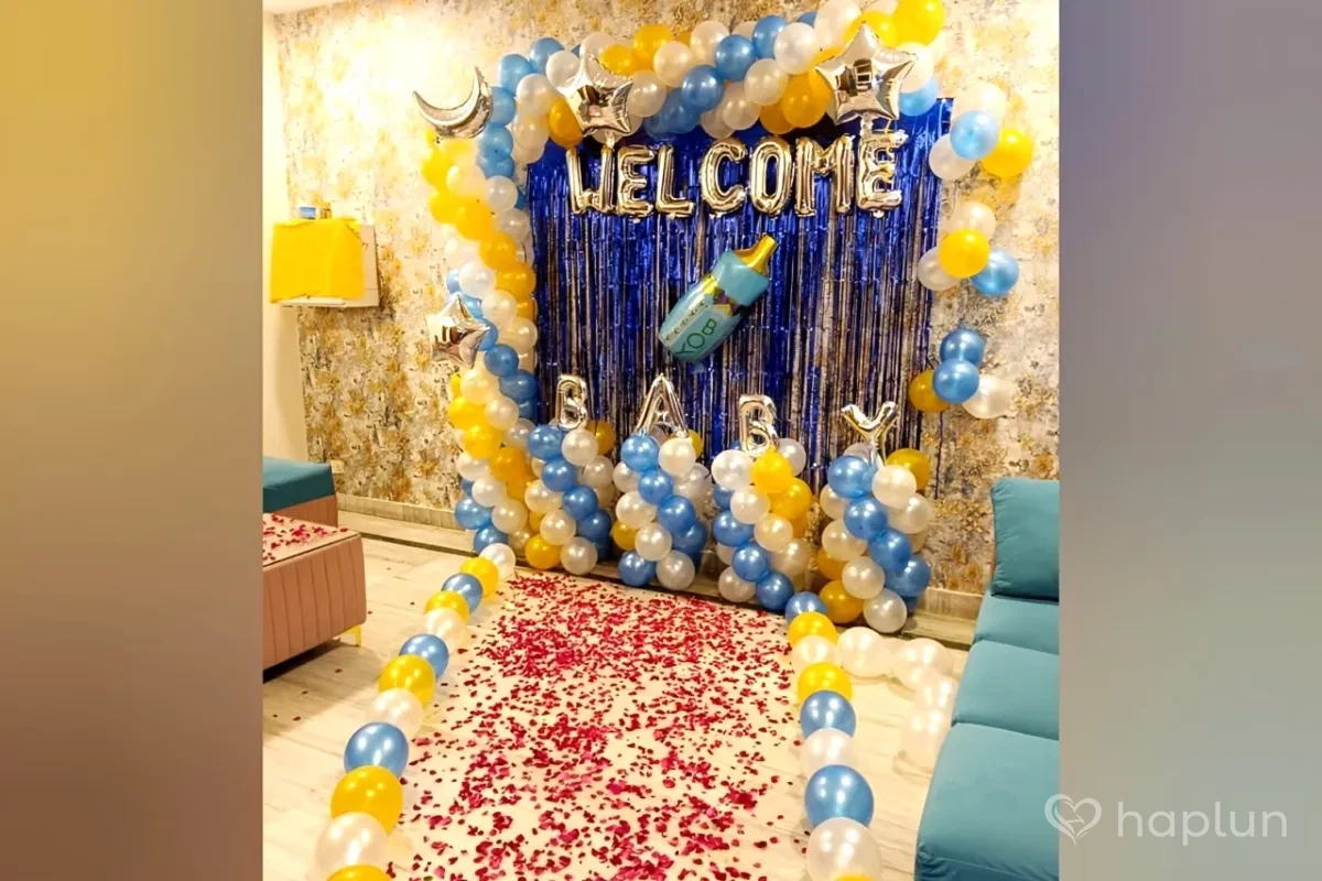 Baby Boy Welcome Decoration