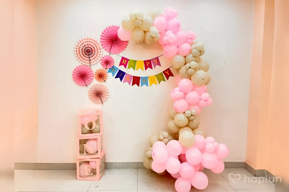 Baby Girl First Birthday Decor