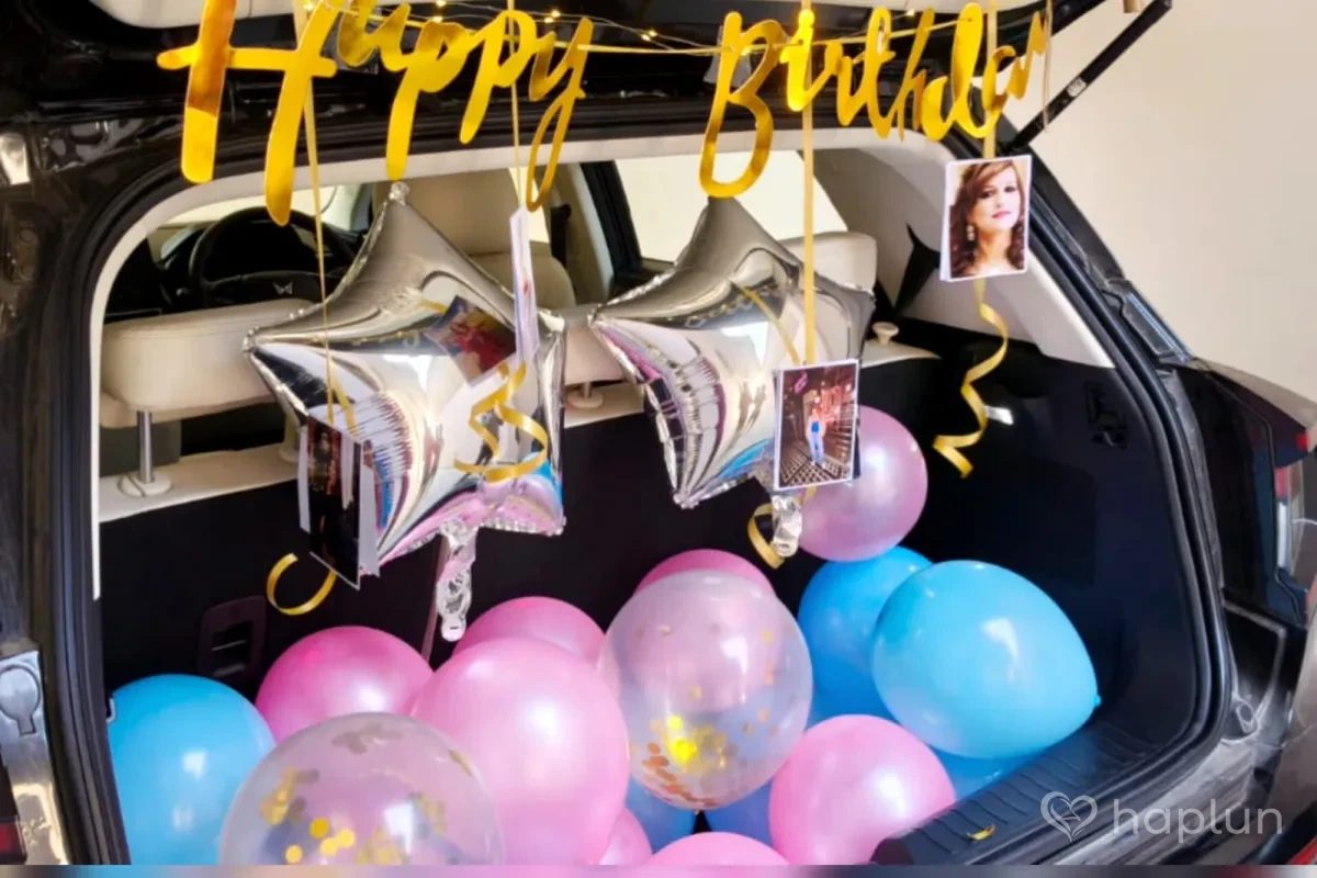 Birthday Car Boot Surprise Decor