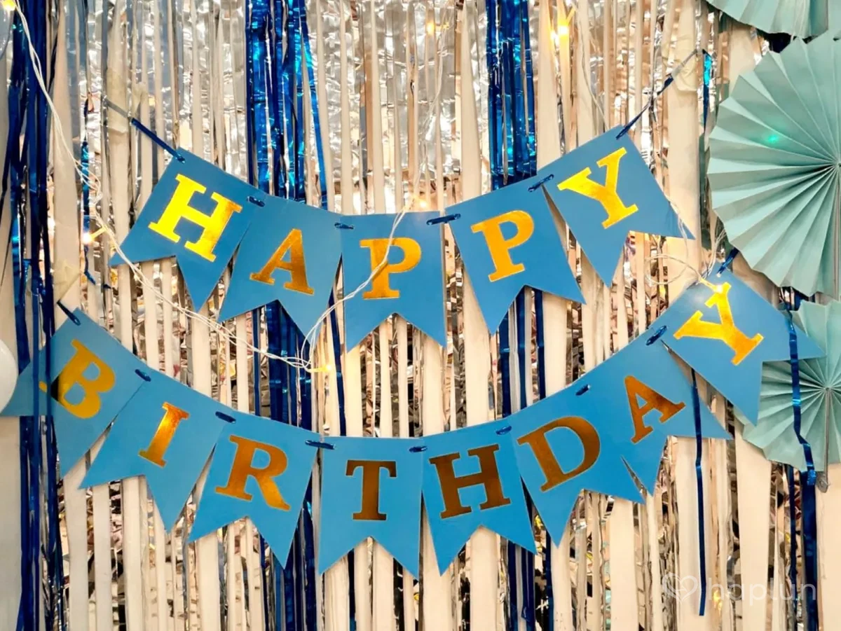 First Birthday Surprise Decor