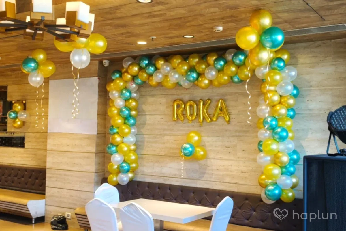 Roka Ceremony Decor at Hall