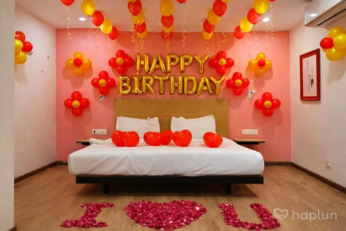 Romantic Birthday Room Decoration