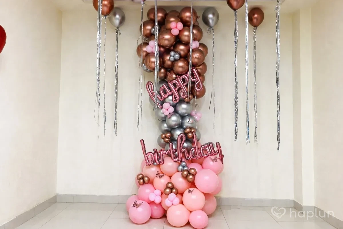 Rosegold Pink Silver Theme Decoration