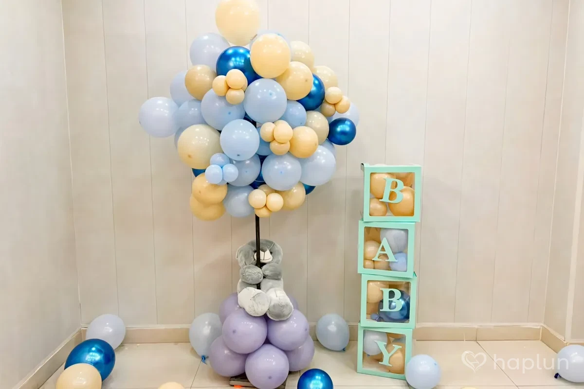 Baby Welcome Decor with teddy