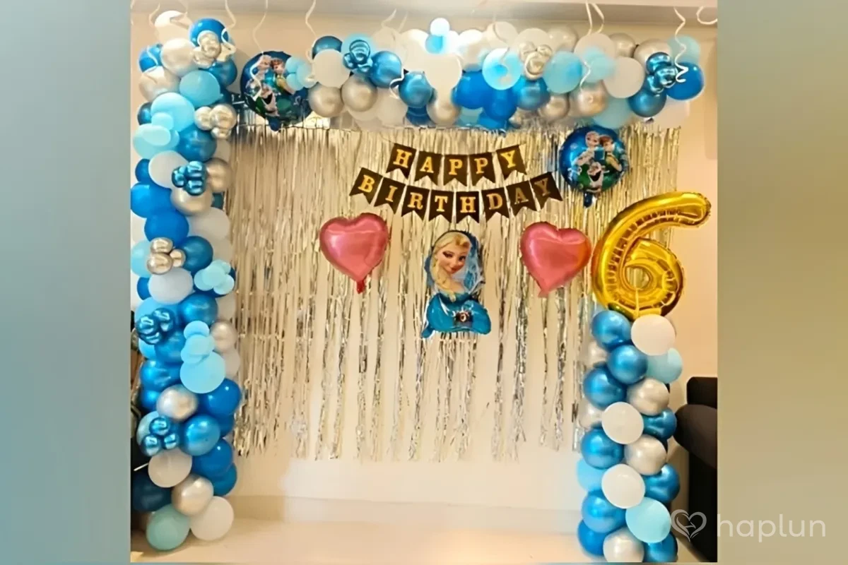 Frozen Princess Balloon Decor