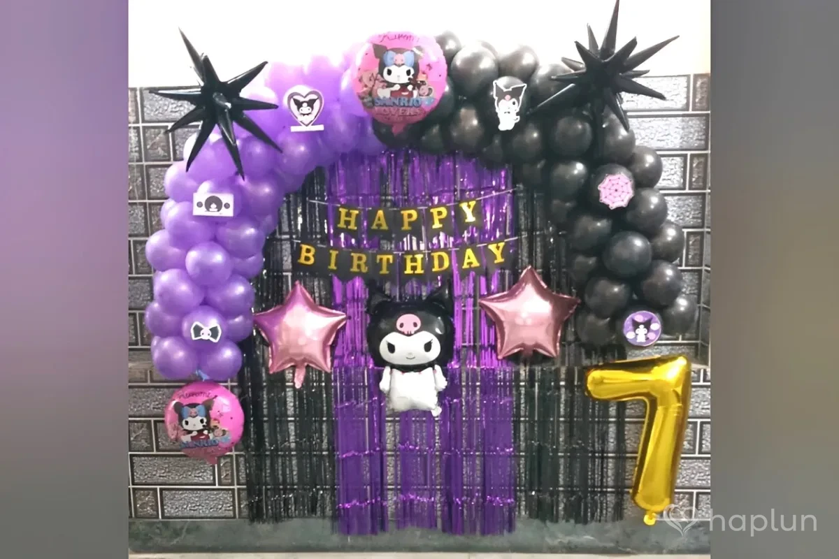 Kuromi Theme Birthday Decor