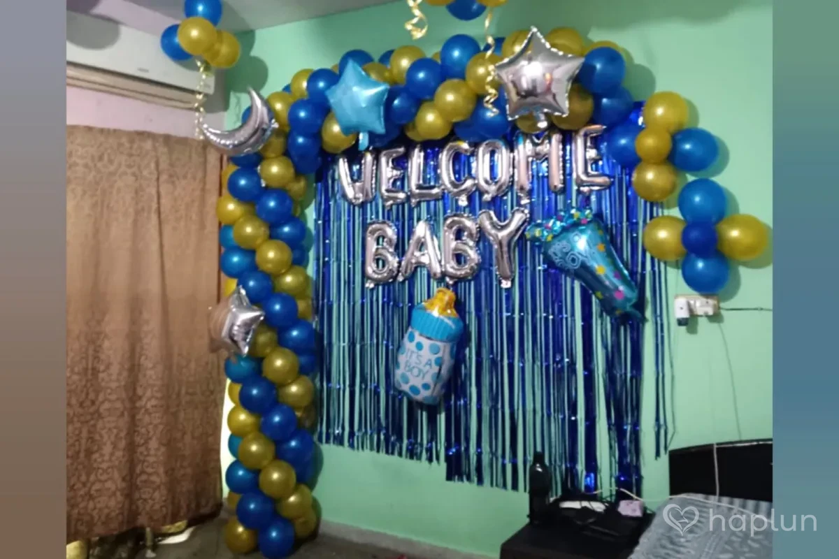Multi color Baby Welcome Decor