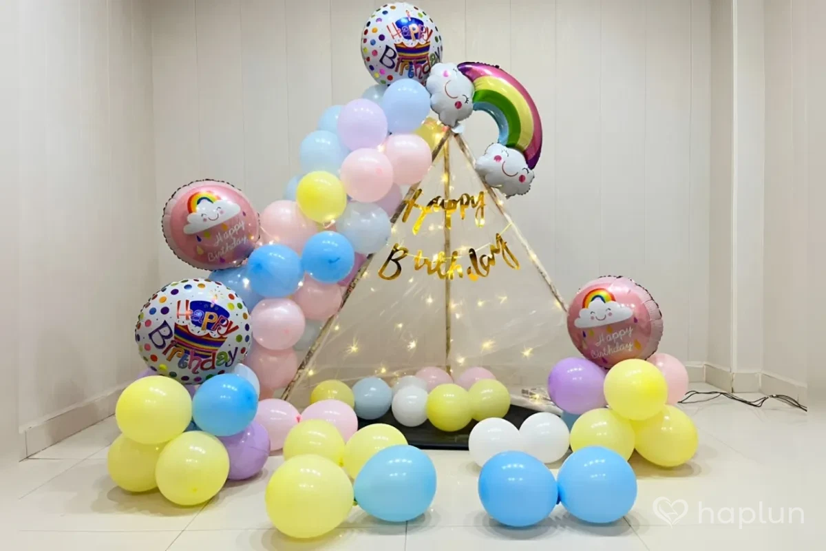 Rainbow Theme Birthday Decoration