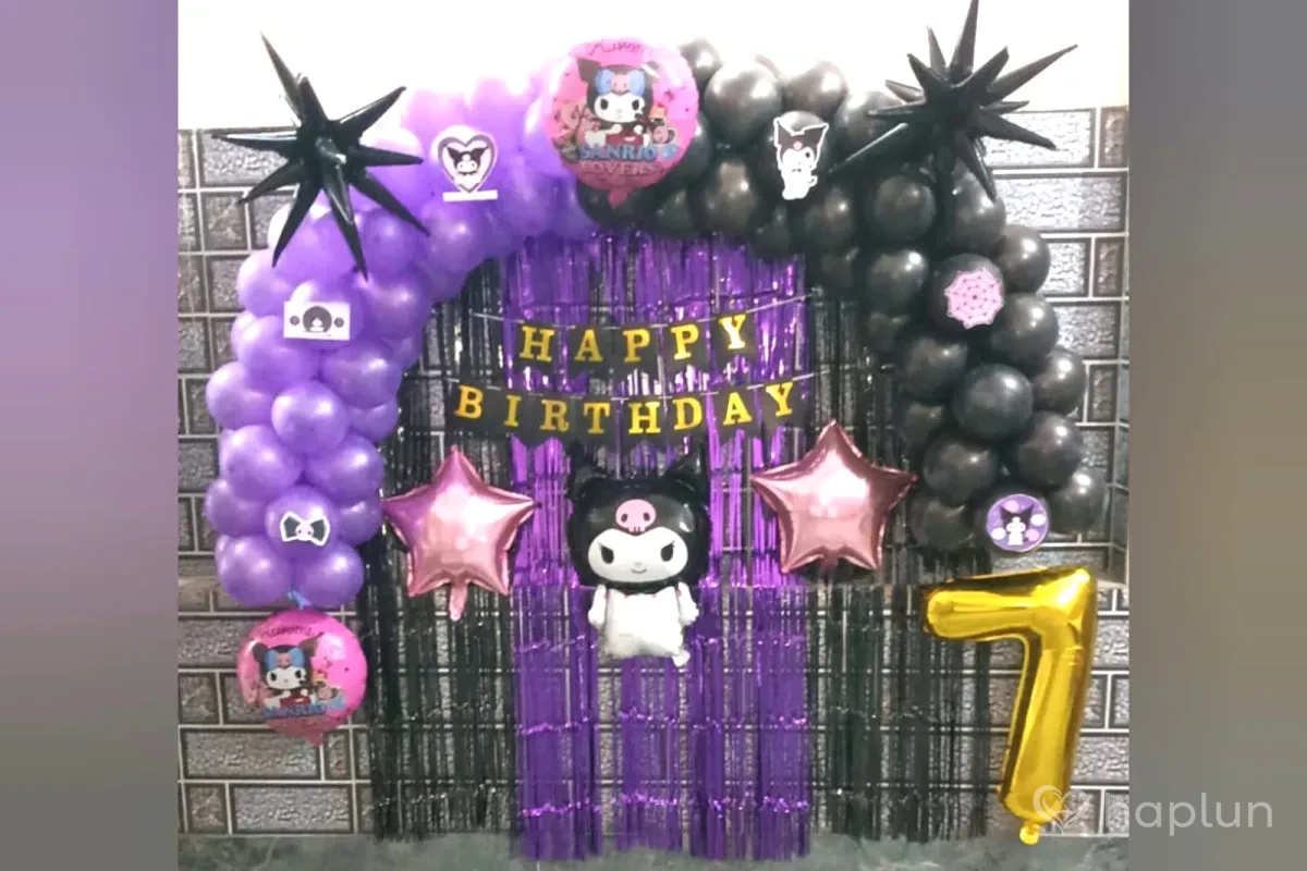 Splashy Kuromi Setup for Birthday