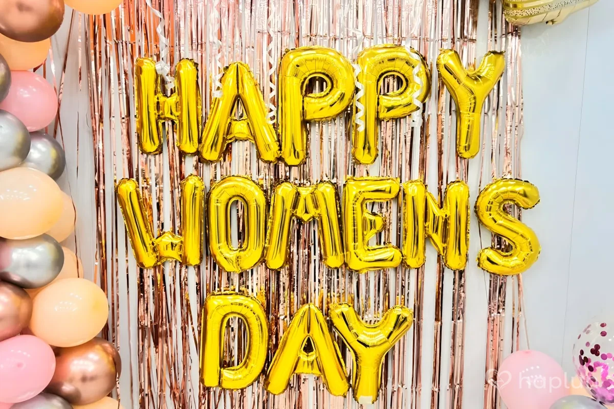 Women's Day Balloon Decor