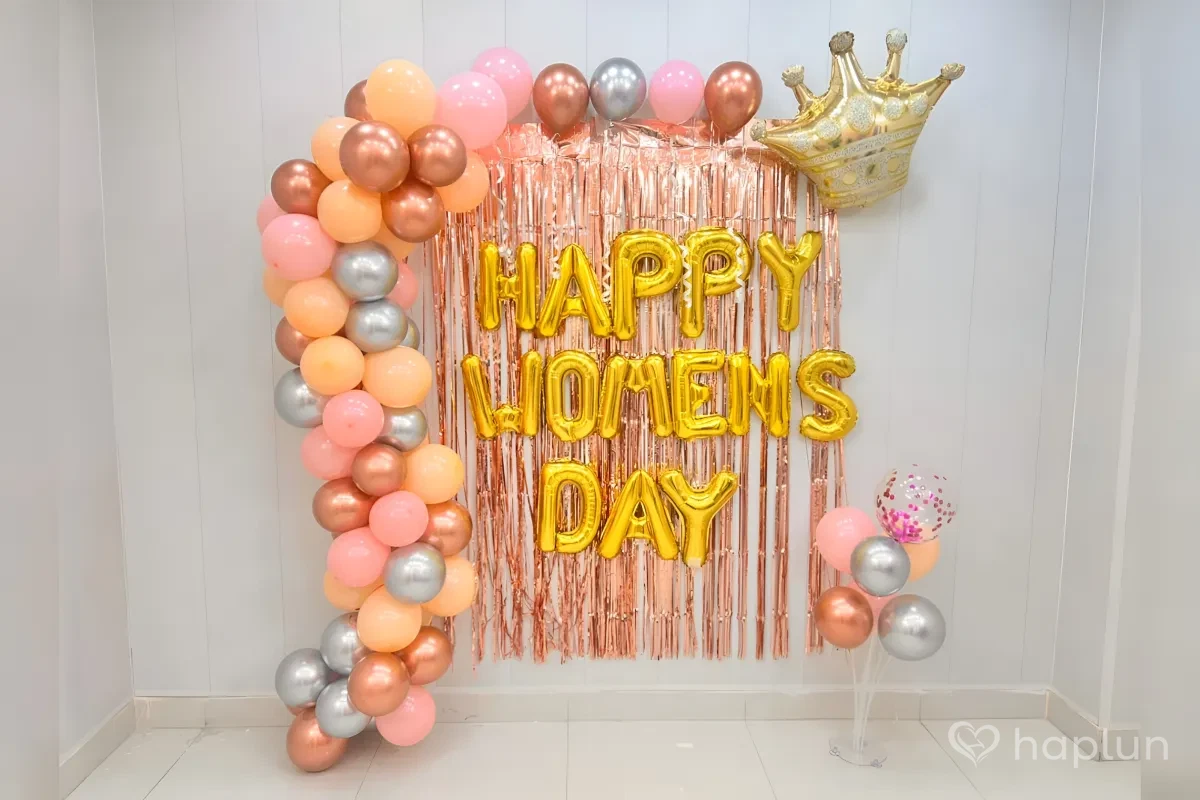 Women's Day Rose Gold Decor