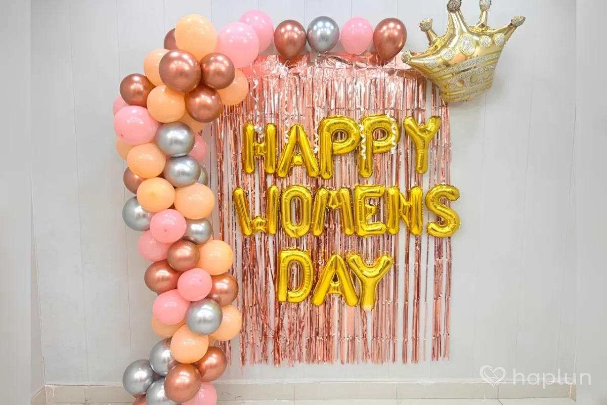 Women's Day Backdrop Decoration