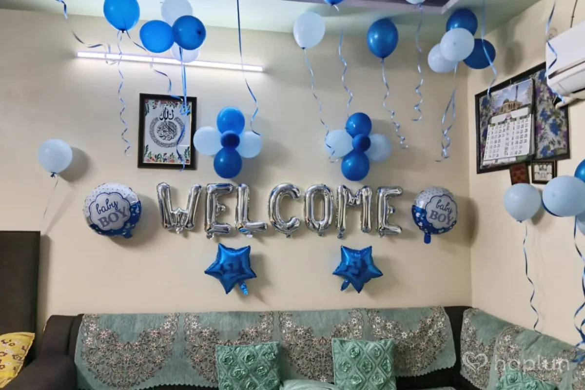 Baby Boy Welcome Balloon Surprise