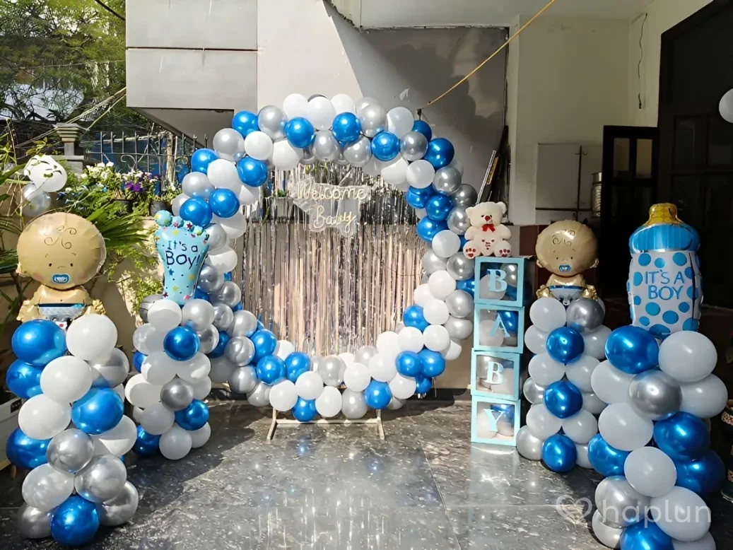 Baby Boy Welcome in Hall