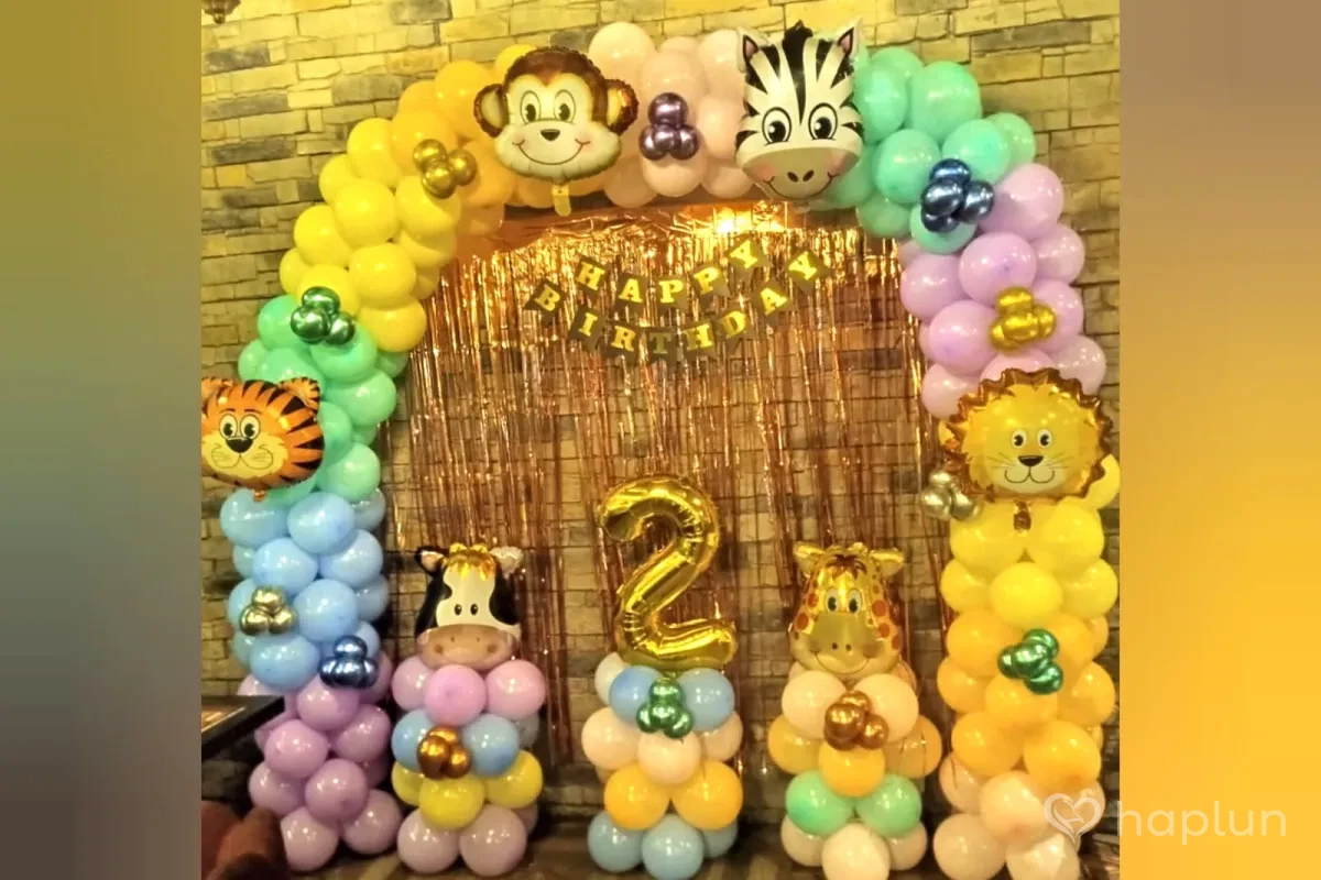 Colorful Jungle Theme Decoration