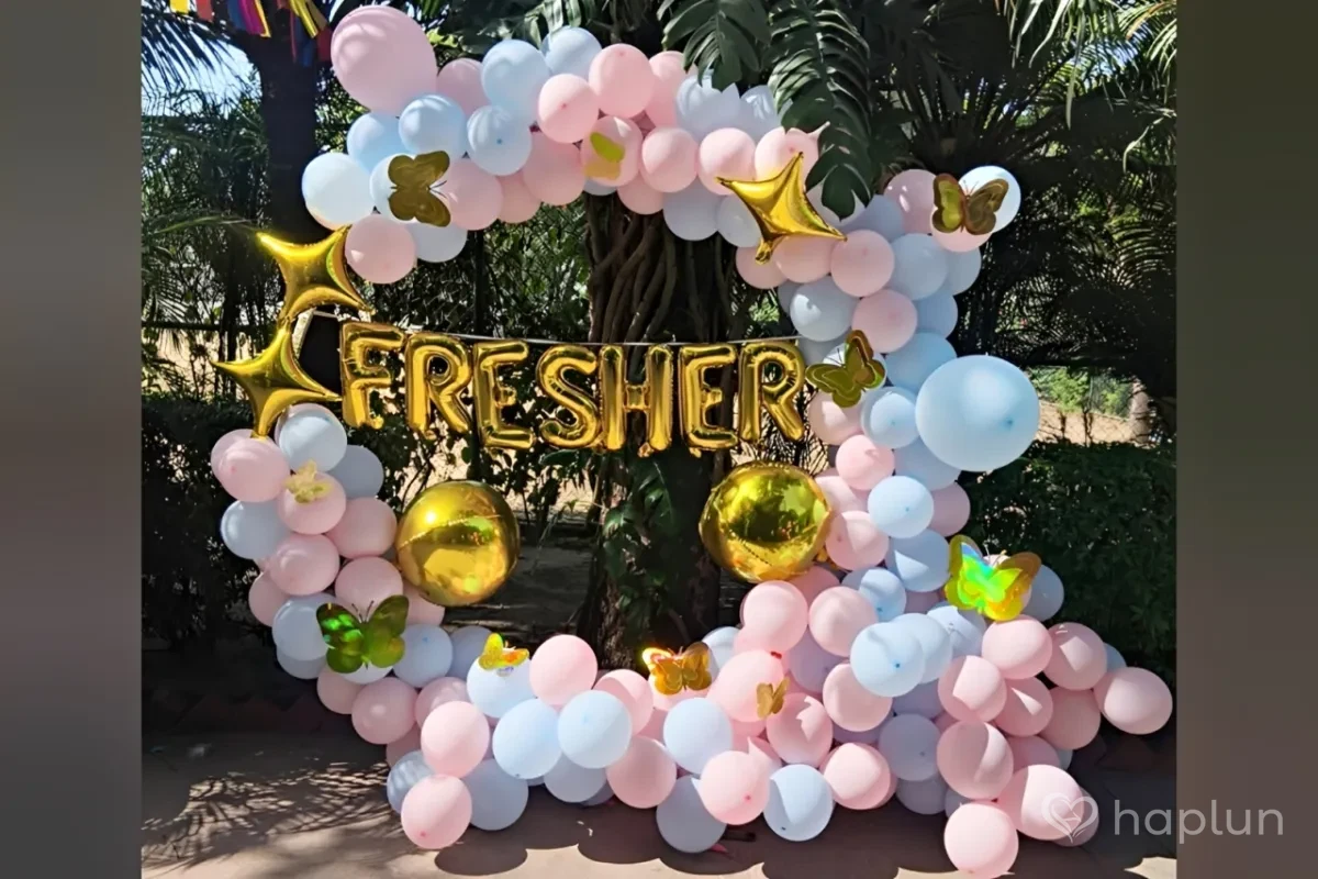 Fresher Party Balloon Decor