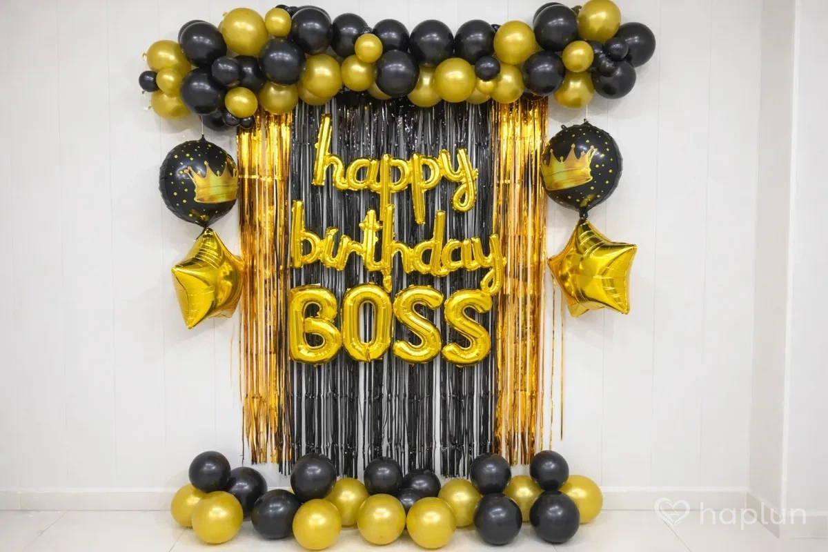 Happy Birthday Boss Decor