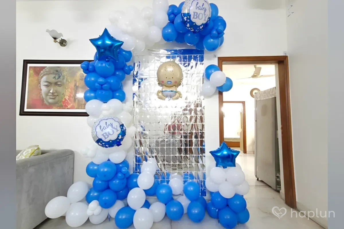 Welcome Baby Boy Arch Decoration