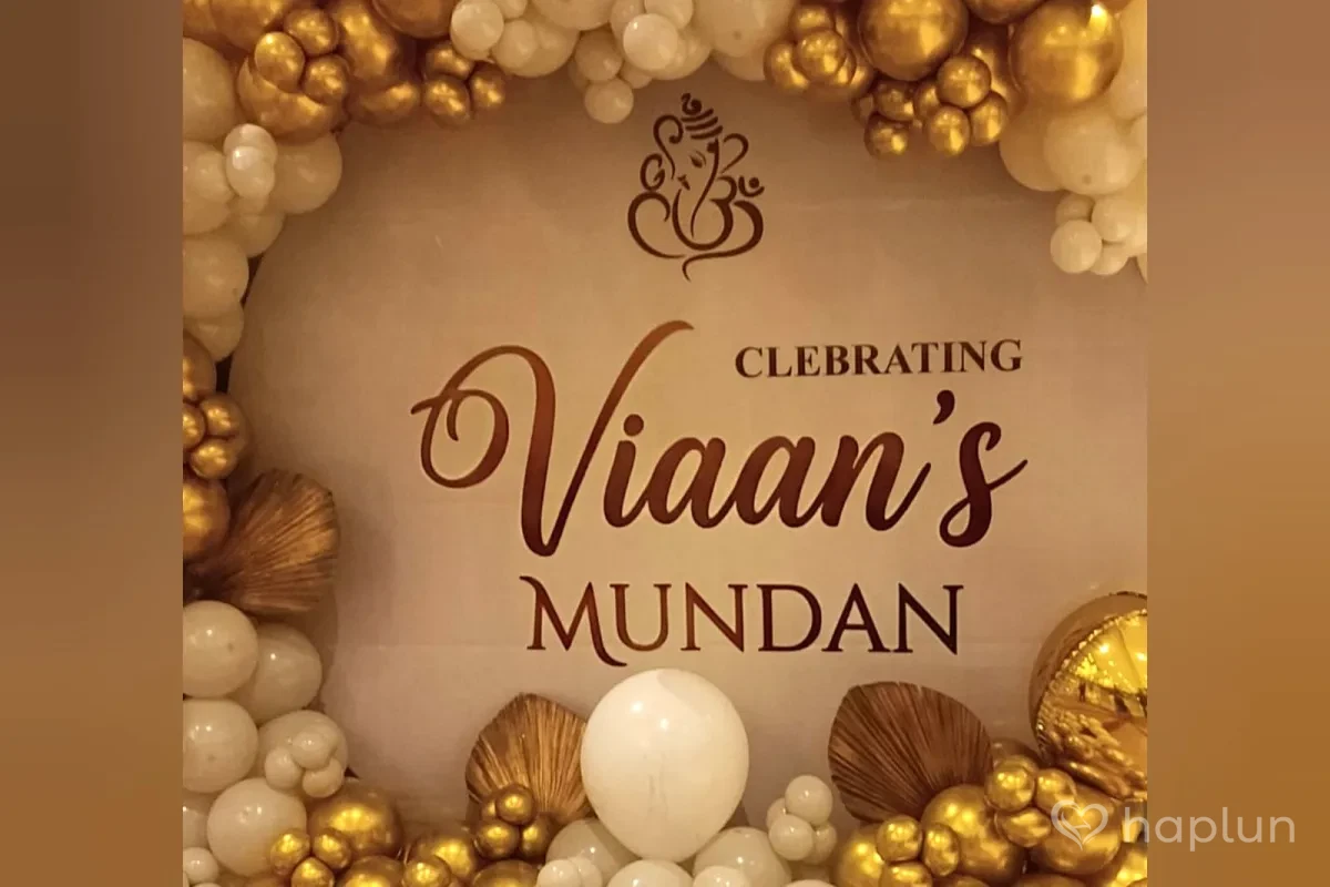Baby Boy Mundan Ring Setup