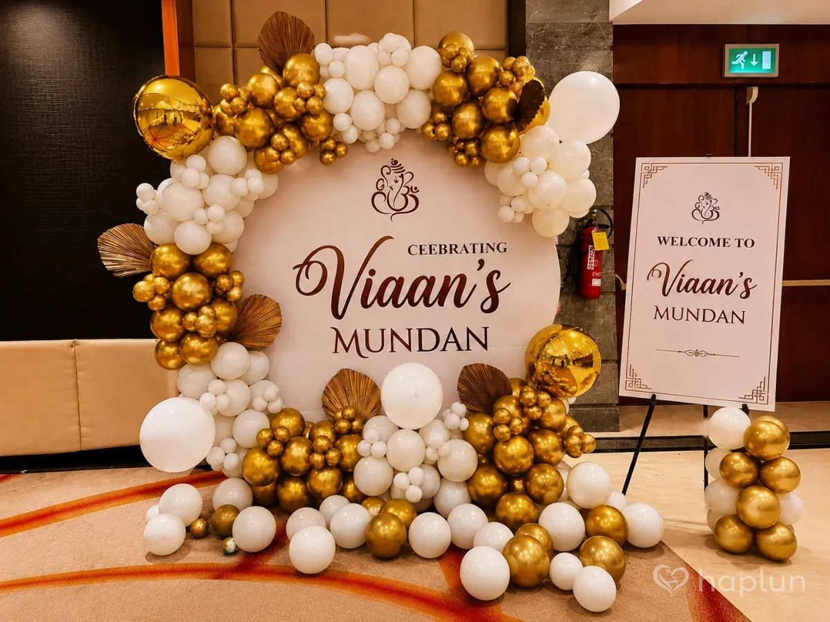 Premium Mundan Ring Setup