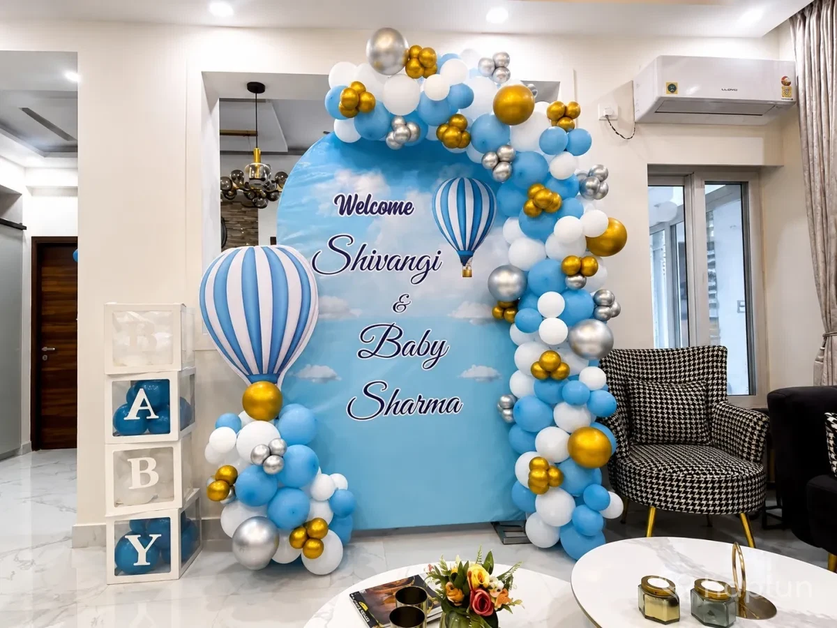 Cute Baby Boy Welcome Decor