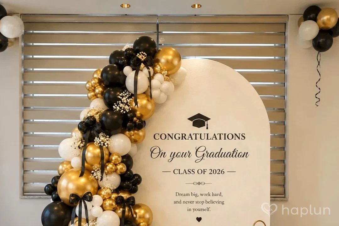 Special Farewell Balloon Setup