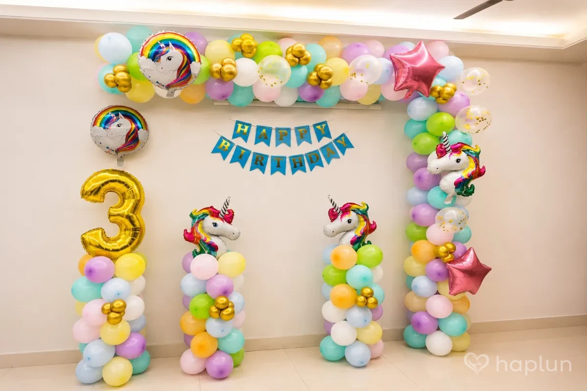 Unicorn Pastel Birthday Setup